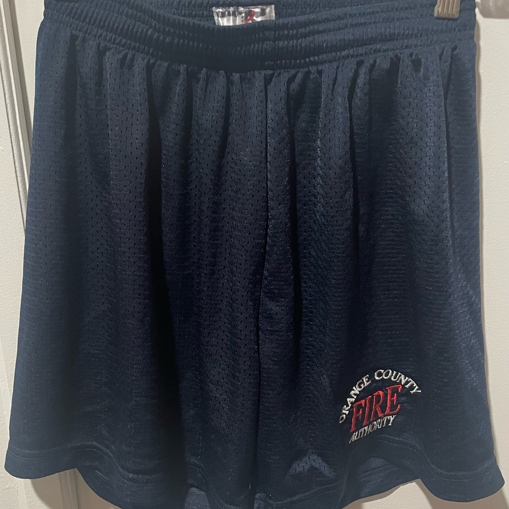 Navy Blue Athletic Sports Shorts OCFA